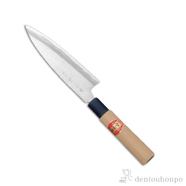 堺打刃物　左利き　出刃　180mm 6寸　包丁　和包丁　白鋼　未使用　本職　釣り 堺 孝行 【左利き用】 霞研 白鋼 出刃包丁 – 清助刃物 Japan