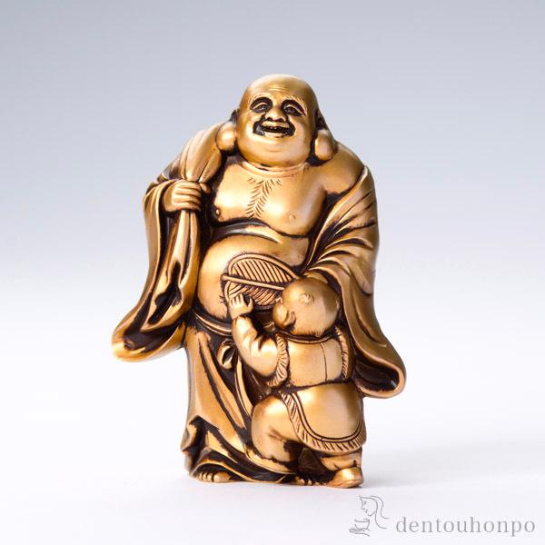 銅器製　布袋様置物（七福神の一つ） 銅器製 布袋様置物（七福神の一つ） - メルカリ