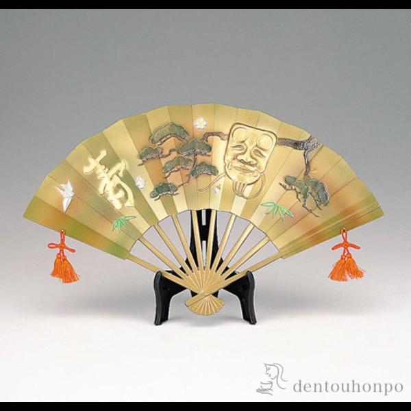 鳳凰扇面　高岡銅器 鳳凰扇面 高岡銅器