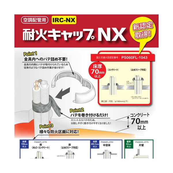 因幡電工 耐火キャップNX IRC-75NX
