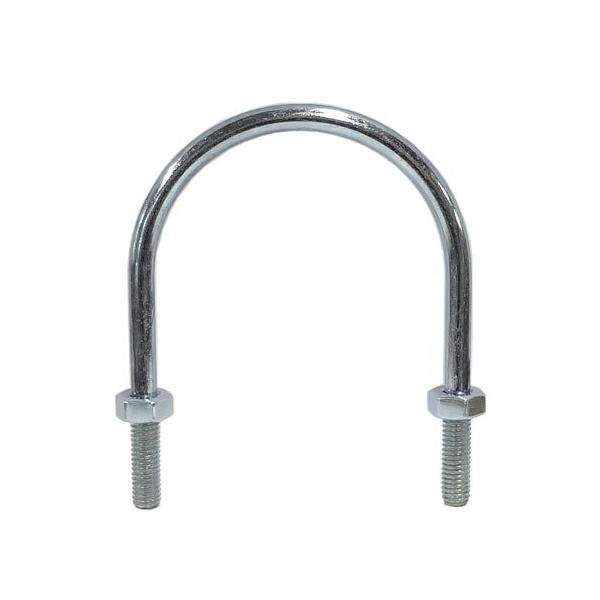 U字ボルト W3/8 80Aねじ径:W3/8表面処理:電気亜鉛メッキ電線管サイズ:80A厚鋼:82mm / 薄鋼:-内径:90.5mm厚鋼電線管外径:87.9mm / 薄鋼電線管外径:-