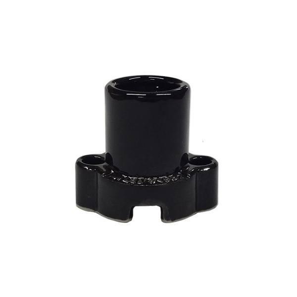青山電陶 E17耳付レセップ 黒 磁器製 E17-13BK