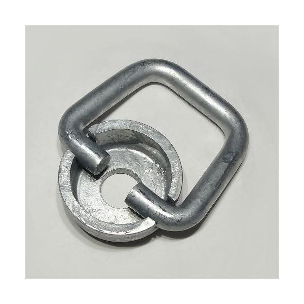 建造物用ケーブル引留金具 3号 普通壁用電気通信用ケーブルを電話加入者の建物に引き込む際、ケーブルの支持線および吊線を引き留める場合に使用します。