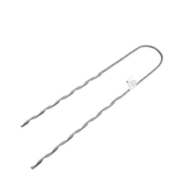 巻付グリップ 玉碍子用 MG-22R支線、架空地線、ケーブルのメッセンジャーワイヤーなどに使用される亜鉛メッキ鋼より線の引留、接続箇所に使用する商品です。