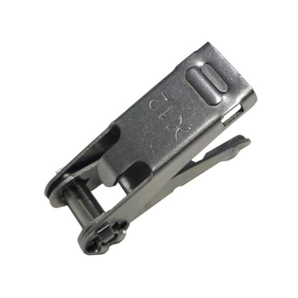 イワブチ ステンレスバンド用締付金具(SUS430) SLS-1C適用ベルト幅10mm JR標準仕様品 特許登録