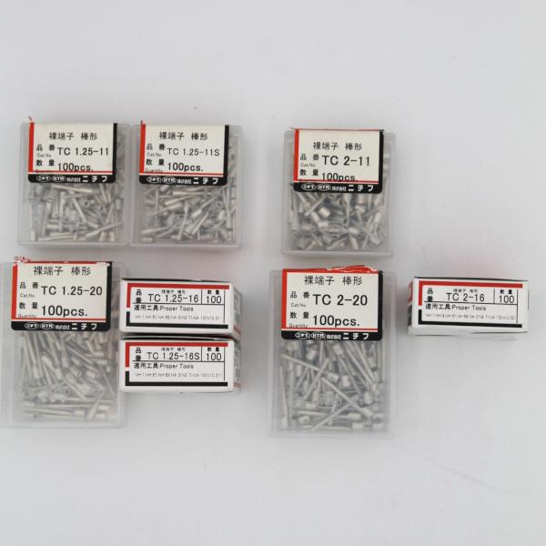 ニチフ NICHIFU 銅線用裸圧着端子8箱セット TC形 棒形 TC ニチフ NICHIFU 銅線用裸圧着端子8箱セット TC形 棒形 TC