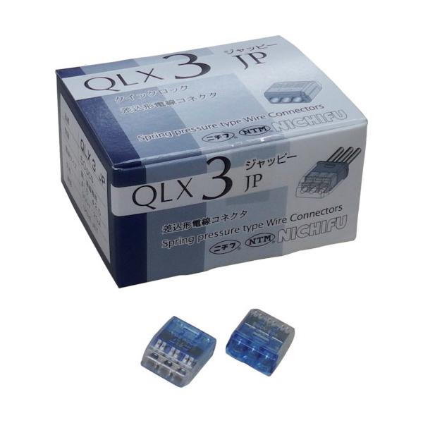 NICHIFU �j�`�t JAPPY �N�C�b�N���b�N �����R�l�N�^ 3�ɗp QLX3JPBCL 1�� 50���� QLX3-JP-BCL