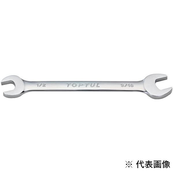 イチネンTASCO TASCO イチネンタスコ 両口スパナ TOPTUL 1/2×9/16
