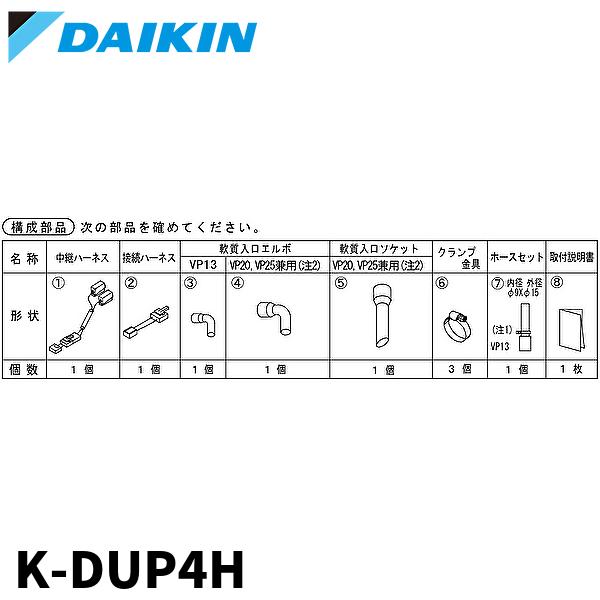 ダイキン 【当日発送OK】K-DUP4H オーケー器材（ダイキン）業務