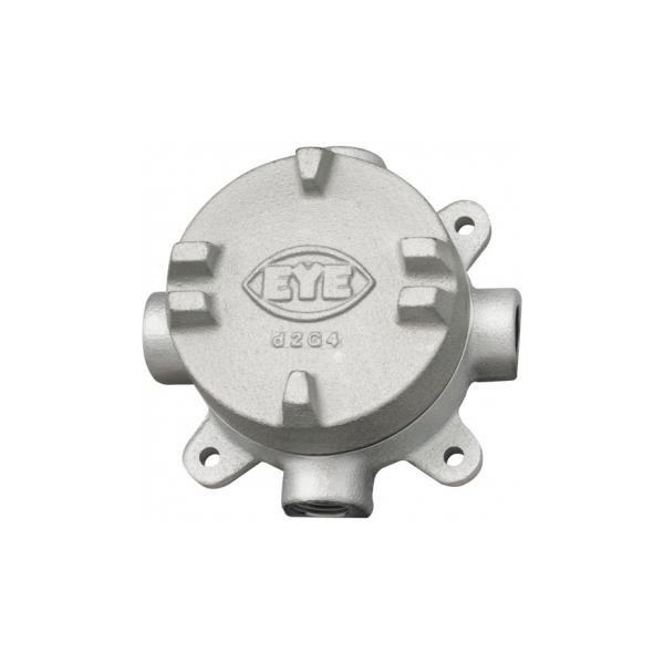 岩崎電気 EXG14-28F-G 防爆ジャンクションボックス 28 丸形4方出