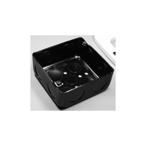 電成興業 OBM44B-2 中四角浅型アウトレットBOX 102×44_KO22×2(黒 電成興業 OBM44B-2 中四角浅型アウトレットBOX 102×44_KO22×2(黒
