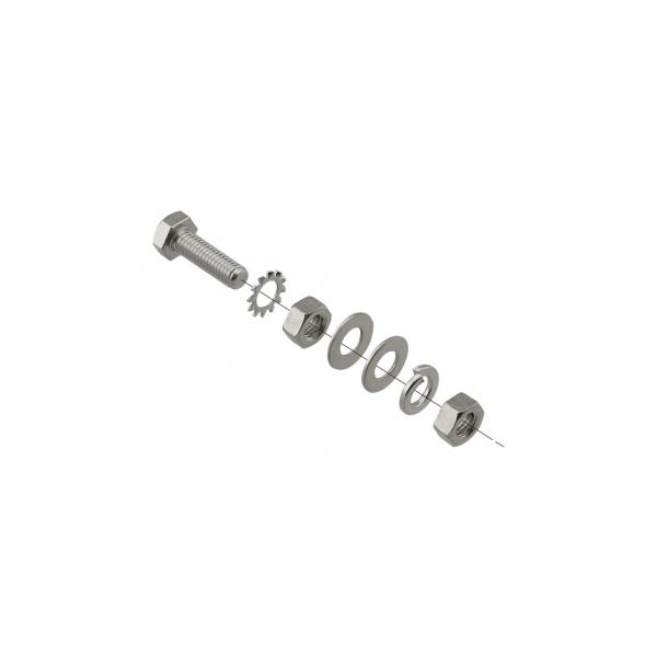 ネグロス S-EBKS1-M6 アースボンド線用 ボルトナット M6×25 2組入