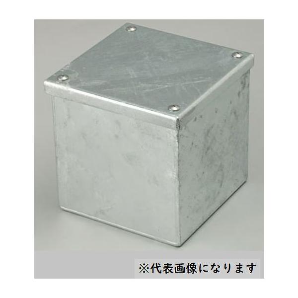 溶融亜鉛めっき仕上げ プルボックス かぶせ 防水型 150×150×100 電成
