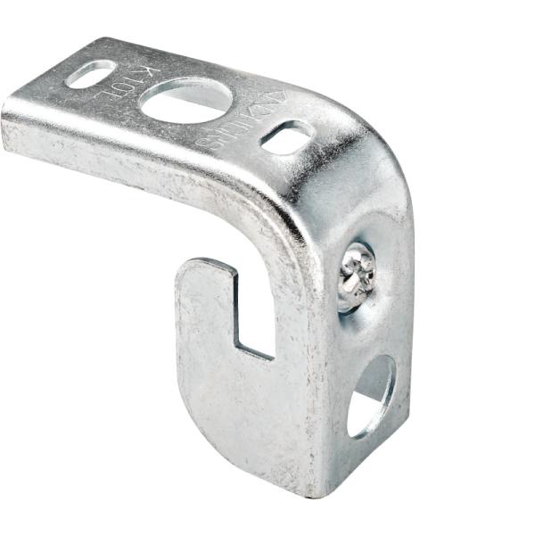 ※リップみぞ形鋼にクリップを併用して電線管を支持する金具です。※効果的に配したクリップ受け用の丸穴やねじ止め用の長穴により、能率的な配管工事ができます。※電線管の他、アウトレットボックスやジョイントボックスも支持できます。材質：電気亜鉛めっ...