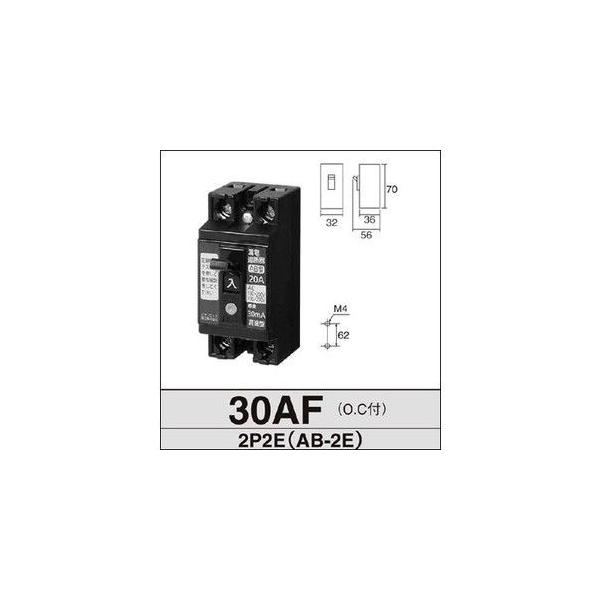 Panasonic（パナソニック） 小型漏電ブレーカ 30AF 2P2E20A 30mA 100