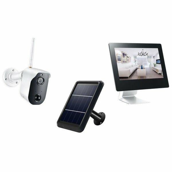 CAR-101 ソーラーバッテリー無線カメラ&モニターセットモニター防犯カメラ CAR-101】ソーラーバッテリー無線カメラ ＆モニターセット （代引不可