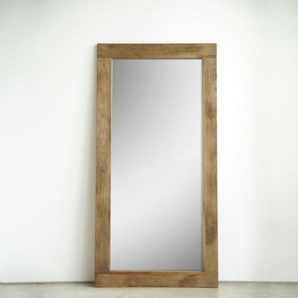 GART（ガルト） 鏡 壁掛け 姿見 おしゃれ 木製 大型 全身 古材