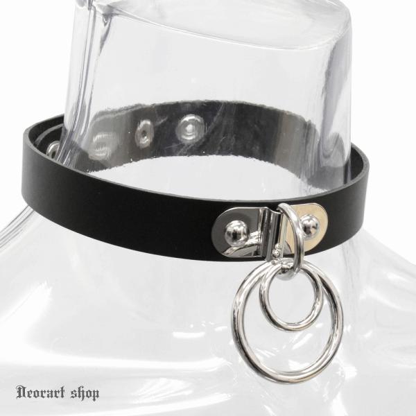 �y���[���։zRing design choker 2�A �����O �`���[�J�[ �p���N/�V�h�����O/��� BY2099