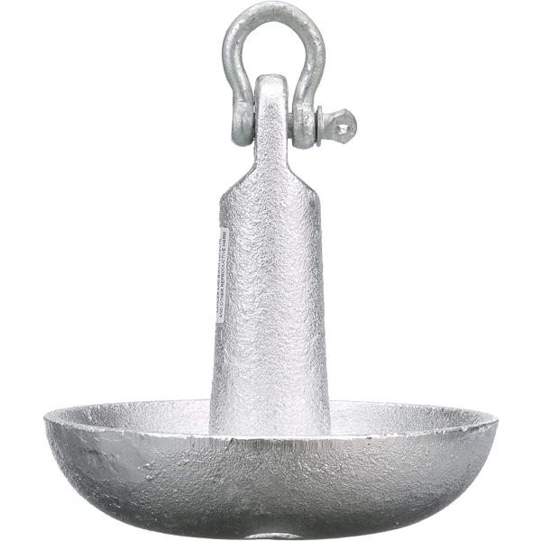 【並行輸入品】Seachoice Mushroom Anchor Cast Iron Aluminum-Painted Silver 10 L
