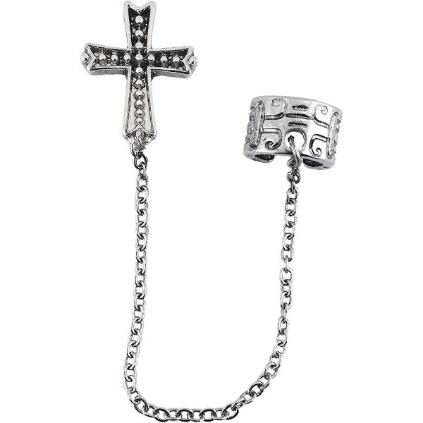 【並行輸入品】Gothic Cross Earrings Gothic Jewellery For Fancy Dress Costumes Acce