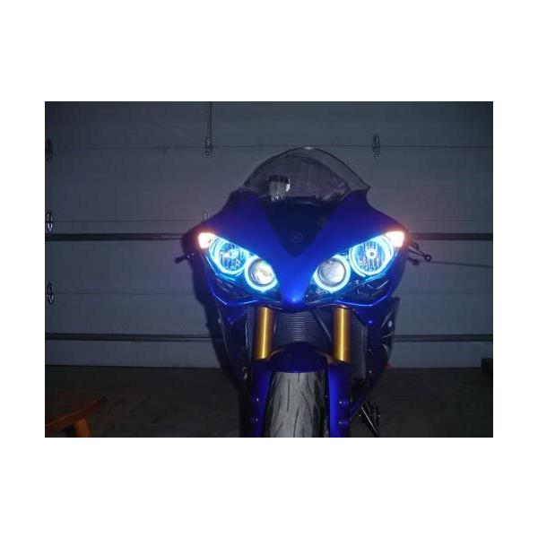 ラン 並行輸入品】CCFL デーモンヘイローエンジェルアイヘッドライトキット