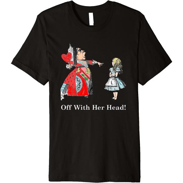 【並行輸入品】Alice And The Queen of Hearts Off With Her Head T Shirt