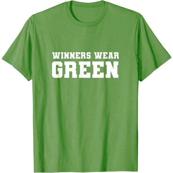 【並行輸入品】Winners Wear Green Team Spirit Game Competition Color War T-Shirt