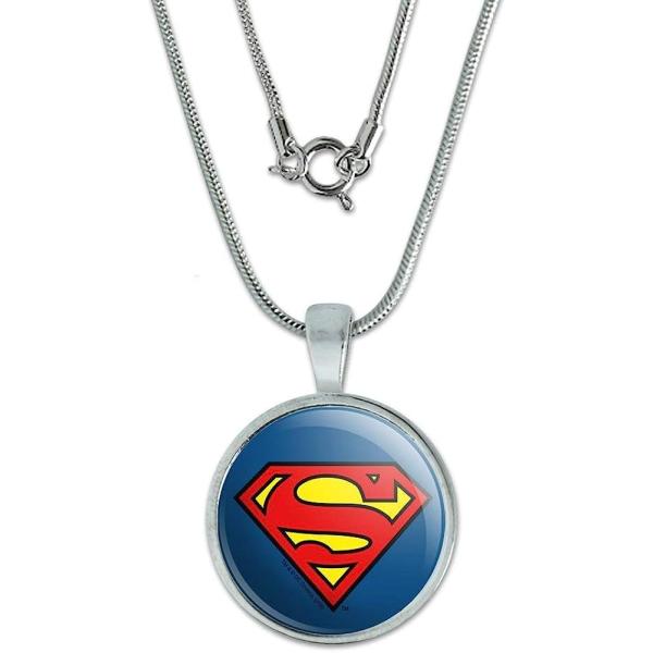 【並行輸入品】GRAPHICS &amp; MORE Superman Classic S Shield Logo 0.75inch Pendant with