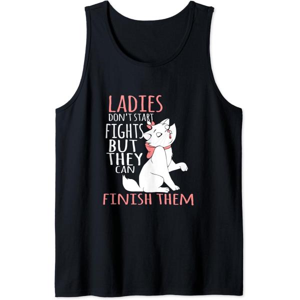 【並行輸入品】Ladies Don't Start Fights But They Can Finish Them Tank Top
