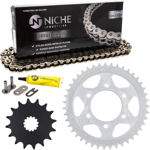 並行輸入品】NICHE Drive Sprocket Chain Combo for Kawasaki