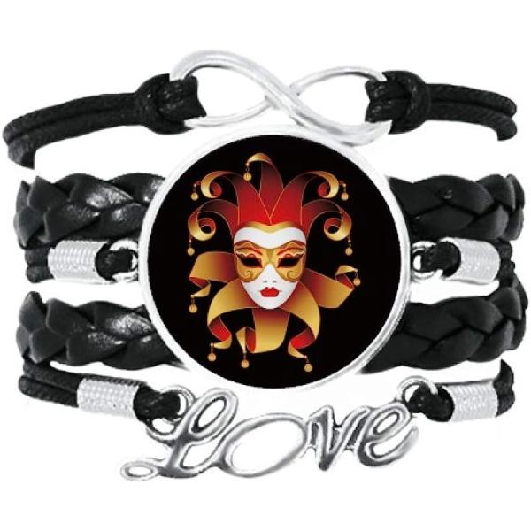 【並行輸入品】DIYthinker Mysterious Head Happy Carnival of Venice Bracelet Love Ac