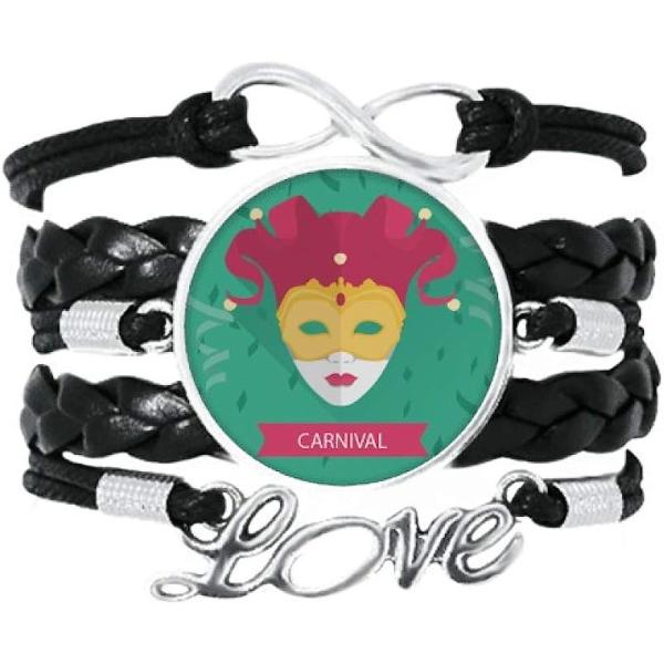【並行輸入品】DIYthinker Cute Head Happy Carnival of Venice Bracelet Love Accessor