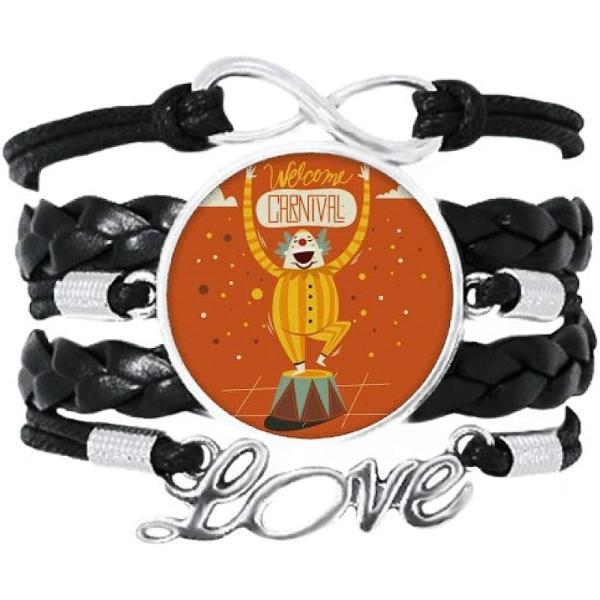 【並行輸入品】DIYthinker Clown Head Happy Carnival of Venice Bracelet Love Accesso