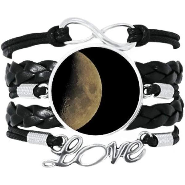 【並行輸入品】DIYthinker Half Planet Dark Night Sky Bracelet Love Accessory Twiste