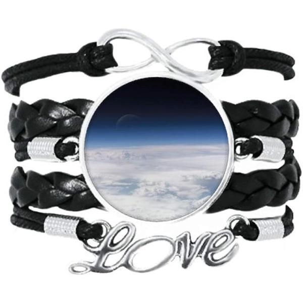 【並行輸入品】DIYthinker White Clouds Layer Atmosphere Bracelet Love Accessory Twi