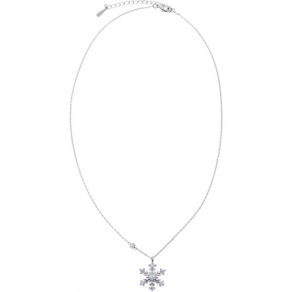 【並行輸入品】ABOOFAN 1Pc Creative Snowflake Pendant Necklace Clavicle Chain Women
