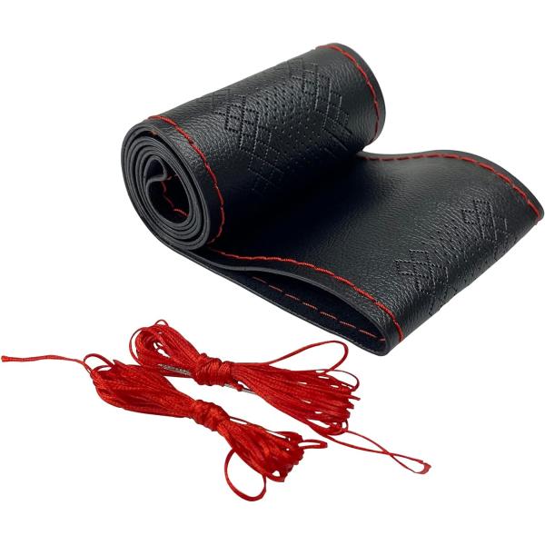 ハンドメイドカバー 並行輸入品】Stitch DIY レザーハンドルカバー ブラックマイクロ