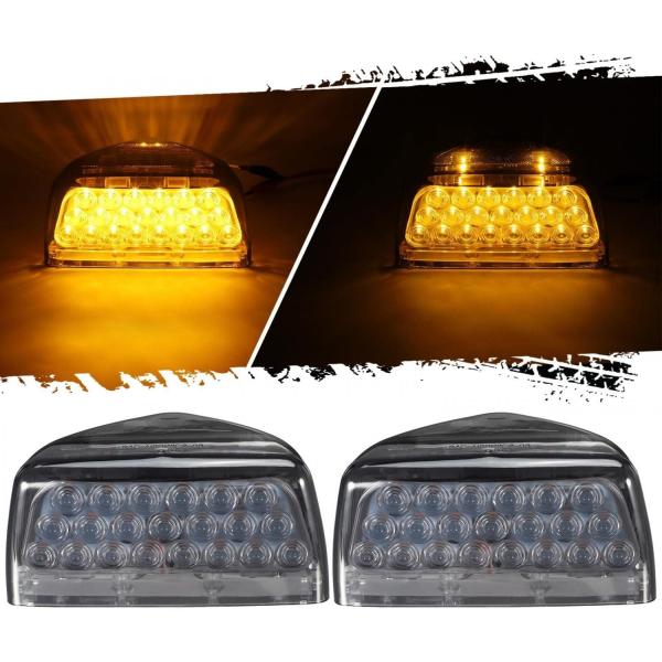 並行輸入品】Partsam アンバー 31LED ヘッドライト スモークレンズ