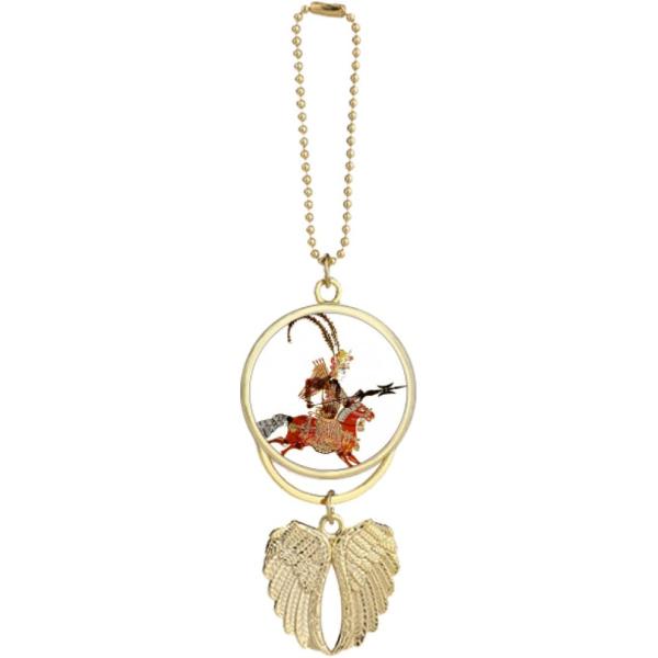 【並行輸入品】Shadow Play Head Portrait Brave Woman Car Keychain Angel Wing Pendan