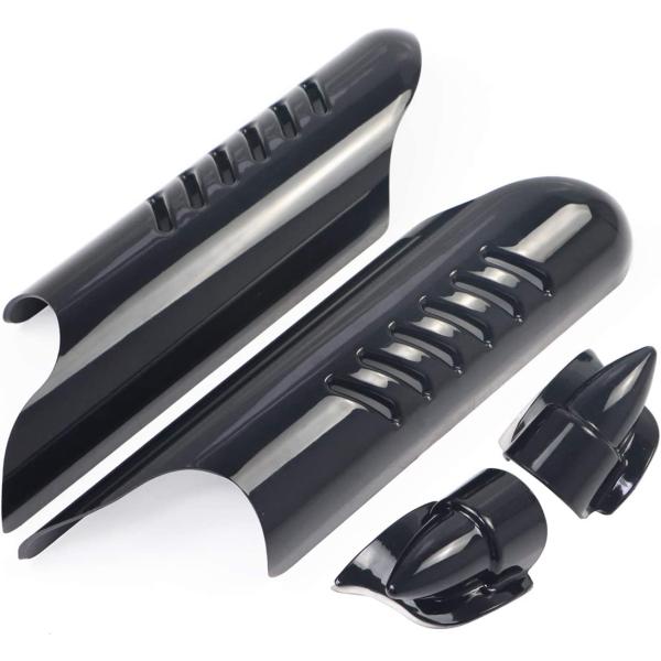 【並行輸入品】SHMT Fork Lower Leg Deflectors Shield Cover for Harley Touring Elect