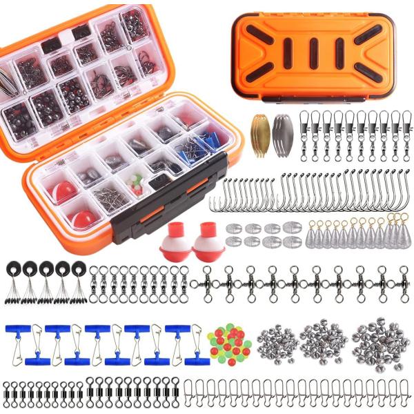 【並行輸入品】JOYGO FISHAN 254個 フィッシングアクセサリーキット 釣りタックルボックス タックル釣り針 釣り用重り シンカー 釣り用ス