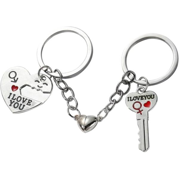 並行輸入品】Gadpiparty カップルハートキーホルダー 2組 彼と