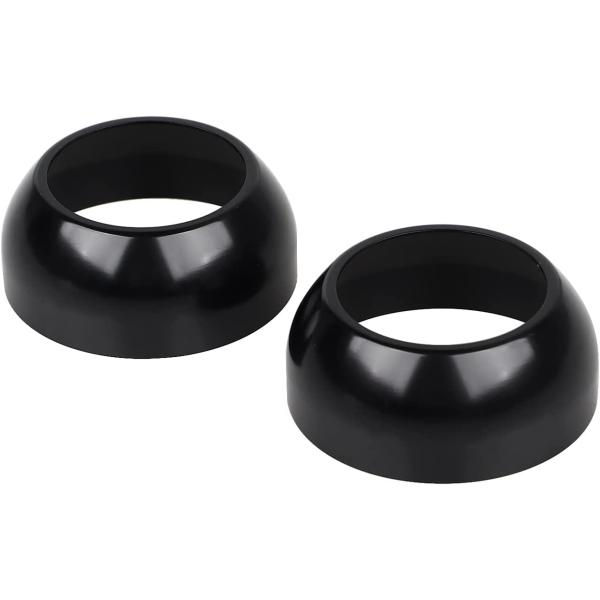 【並行輸入品】SHMTOOL 39mm Black CNC Aluminium Front Fork Boot Cap Covers for Harl