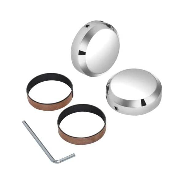 【並行輸入品】TCMT Front Fork Stem Upper Nut Covers Fit For Harley Softail 09-20 D