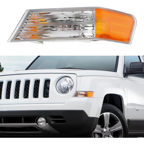 LEDフロントサイドマーカークリアー　Jeep パトリオット クライスラー JEEP パトリオット MK74 フロント ウインカー