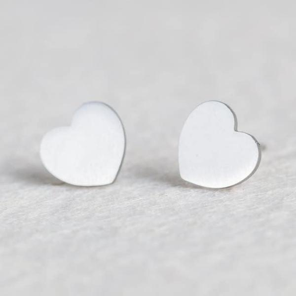 【並行輸入品】Stainless Steel Animal Heart Leaf Cat Flower Star Stud Earrings for
