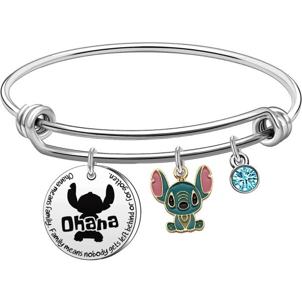 【並行輸入品】Aeora ファニースティッチ オハナブレスレット ギフト Ohana Means Family ペンダント ブレスレット 漫画 ダング