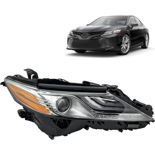 トヨタ カムリ ヘッドライト LED付き USヘッドライト 2018-2020トヨタカムリヘッドライトXLE XSEフル