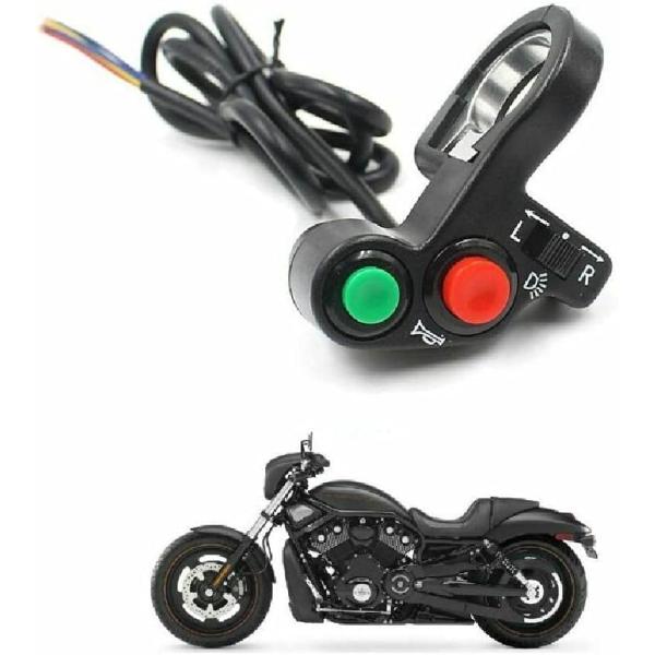 【並行輸入品】Plastic Motorcycle Switch E-Bike Headlight Horn Signal Handlebar ON
