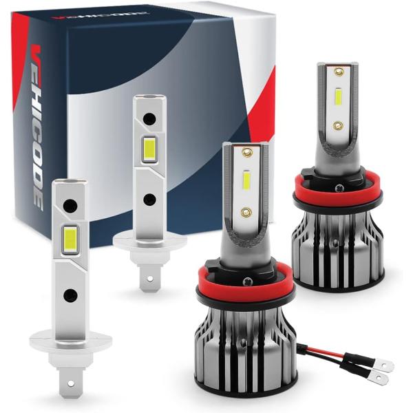 【並行輸入品】VEHICODE キア オプティマ フォルテ クープ ソレント セドナ リオ ヒュンダイ エラントラ ソナタ LED ヘッドライト電球